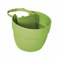 Bloomers Post Planter, Permanent and Temp. Installation Options, Garden in Untraditional Spaces, Sage Green 2469-1